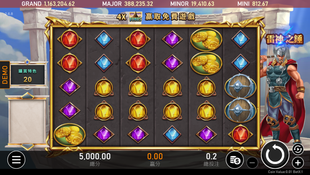 雷神之錘老虎機